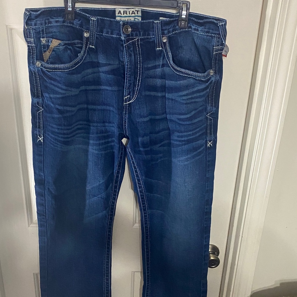Ariat Men's Deep Blue Relaxed Jeans